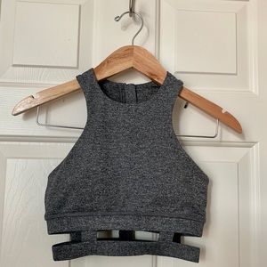 Grey Sports Bra